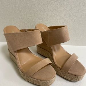 Nude wedges from express, never worn!